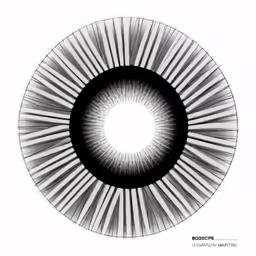 an object made out of many different types of lines