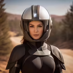 an image of a woman that is in the wild