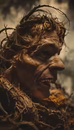 the man is all dying by himself as if it were used for blood