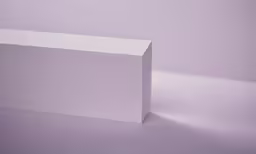 a square shaped object is shown in purple