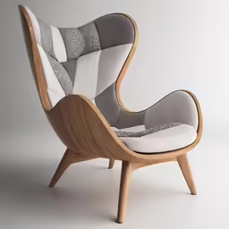 an unusual chair that appears to be a lounger