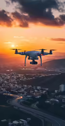 the large air - transport airplane is flying very low in the sky