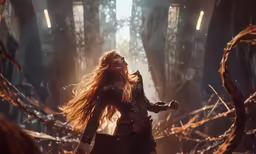 an image of the witch woman in the forest