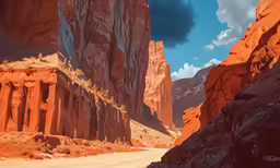 there are many different mountains in the desert