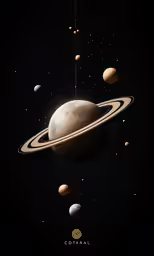 an illustration of the solar system as it would have in its orbit