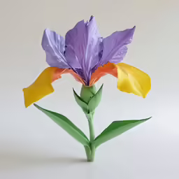 the purple and yellow flowers are displayed together