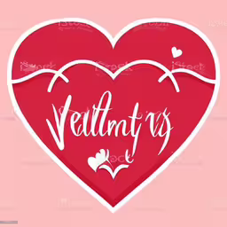 valentines day card, with a heart shaped paper cutout on pink,a heart shape with the words vetlany us written on it,the heart that has been drawn on it with words written underneath,the word vietnam is cut in a heart shape,paper heart with the text vettilla