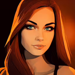 a young girl with blue eyes and long hair,a woman with long hair and blue eyes stares at the camera