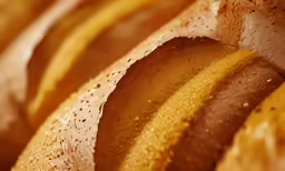 this image is close up to show the details of an orange and brown banana