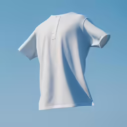 a white t - shirt hangs on the clothesline