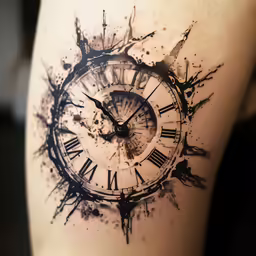 there is a very attractive tattoo art