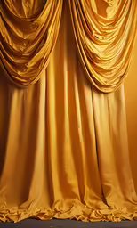 a very big room with a curtain that has some curtains on it
