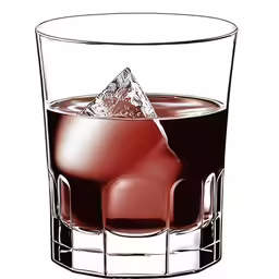 an illustration of a drink that is in a glass