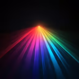 a large amount of lights in the dark