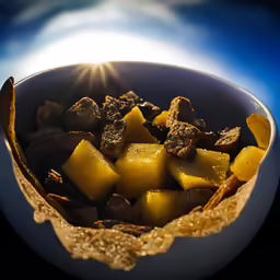 this is a photo of food in a bowl