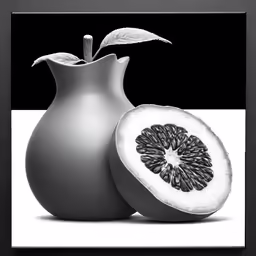 a whole kiwi and a half sliced one