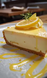 a close up of a slice of pie on a plate