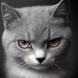 the large cat is looking intently at the photographer