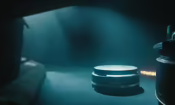 there is a jar of cream on the table