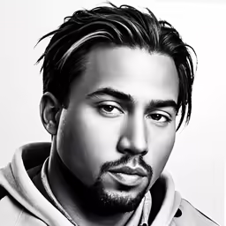 man in hooded sweatshirt looking at the camera