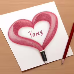 an artistic valentine