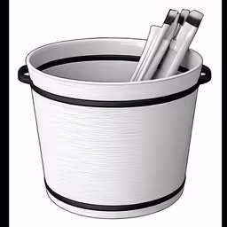 this is an illustration of a pen holder