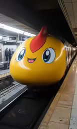 the front of a train that is on the track