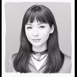 an asian girl is posing for the camera