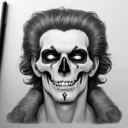 an image of a man in makeup, with makeup on