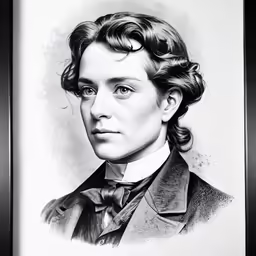 a vintage photograph of a woman in a suit and tie