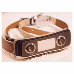 there is a belt and a digital watch