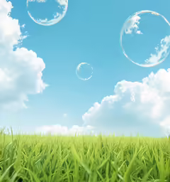the bubbles are being taken out of the air