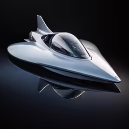 a small motorboat is displayed in this image