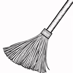 a hand broom that has no handle on it