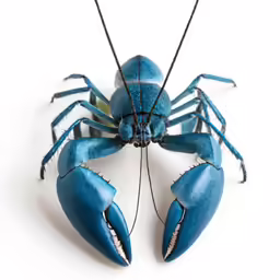 blue colored bug on a white surface