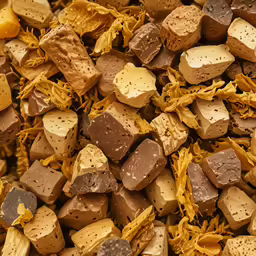 this is a pile of different types of food