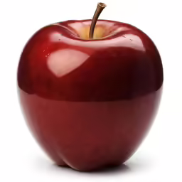 an apple is shown on a white background
