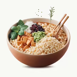 a bowl filled with different types of vegetables