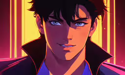 a young man looking at the camera with blue eyes,a close up of a person with blue eyes