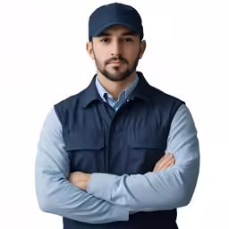 a man in a uniform is posing for the camera