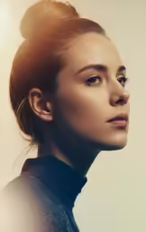 a portrait shot of an attractive lady
