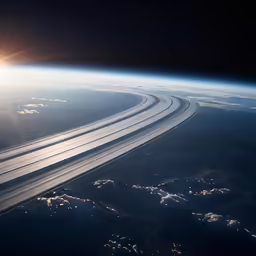 an airplane wing flying in the sky above a large amount of clouds