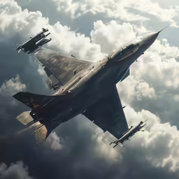 three planes are flying high above the clouds