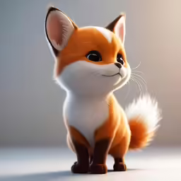 a stuffed toy of a baby fox