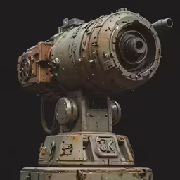 an object made to look like it is being operated by a machine