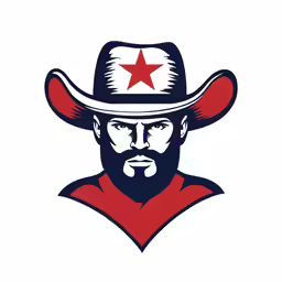 the logo of a man with a red hat