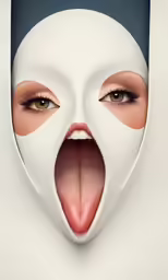 an image of a girl sticking out her tongue
