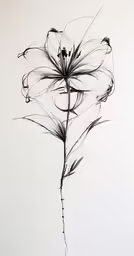 a large flower that is standing in the grass