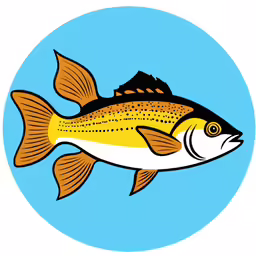 an image of a yellow fish