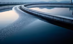 a dam that has some water running down it
